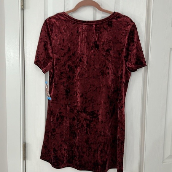 VELVET TUNIC TEE - Picture 2 of 3